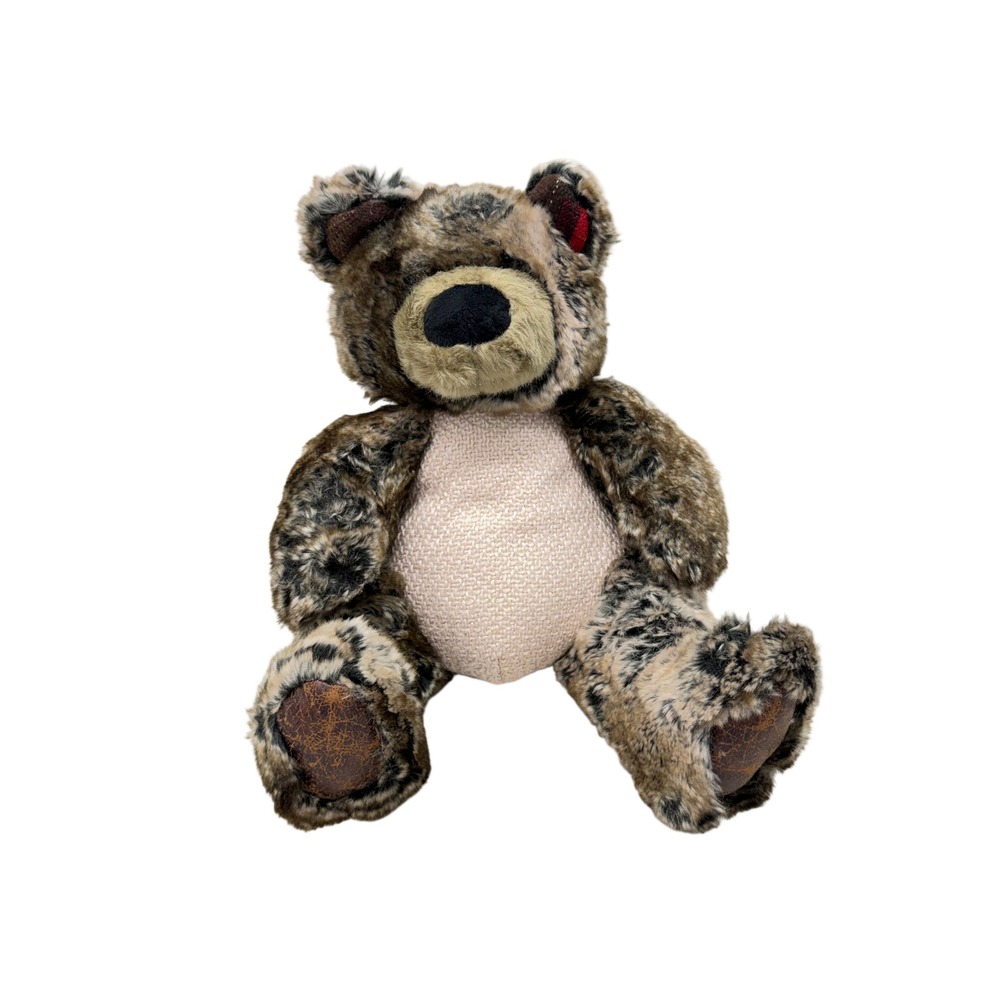 Pier 1 Imports Brown Faux Fur Weighted Interior Teddy Bear Plush 2015